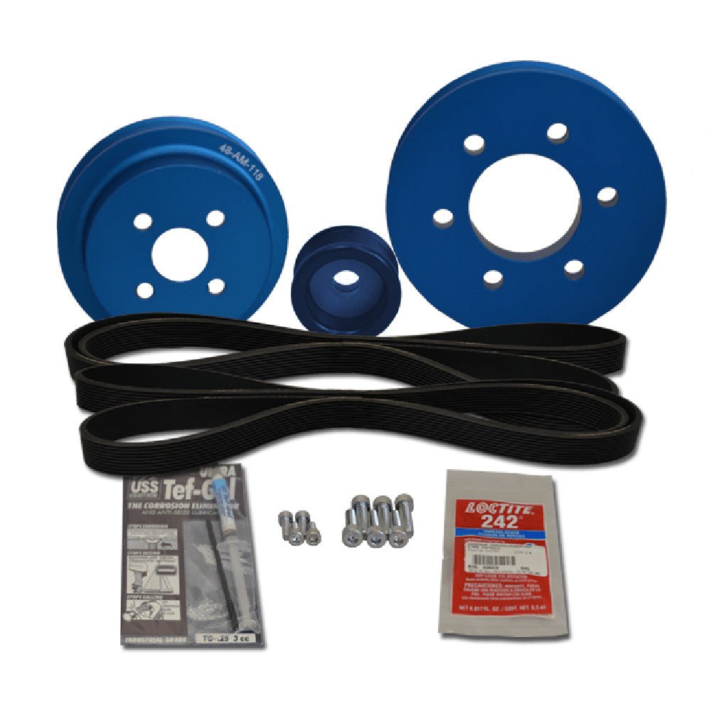 Barlmar Pulley Kit f/Yanmar 4LH - A [48 - YSP - 4LH - A] - Houseboatparts.com