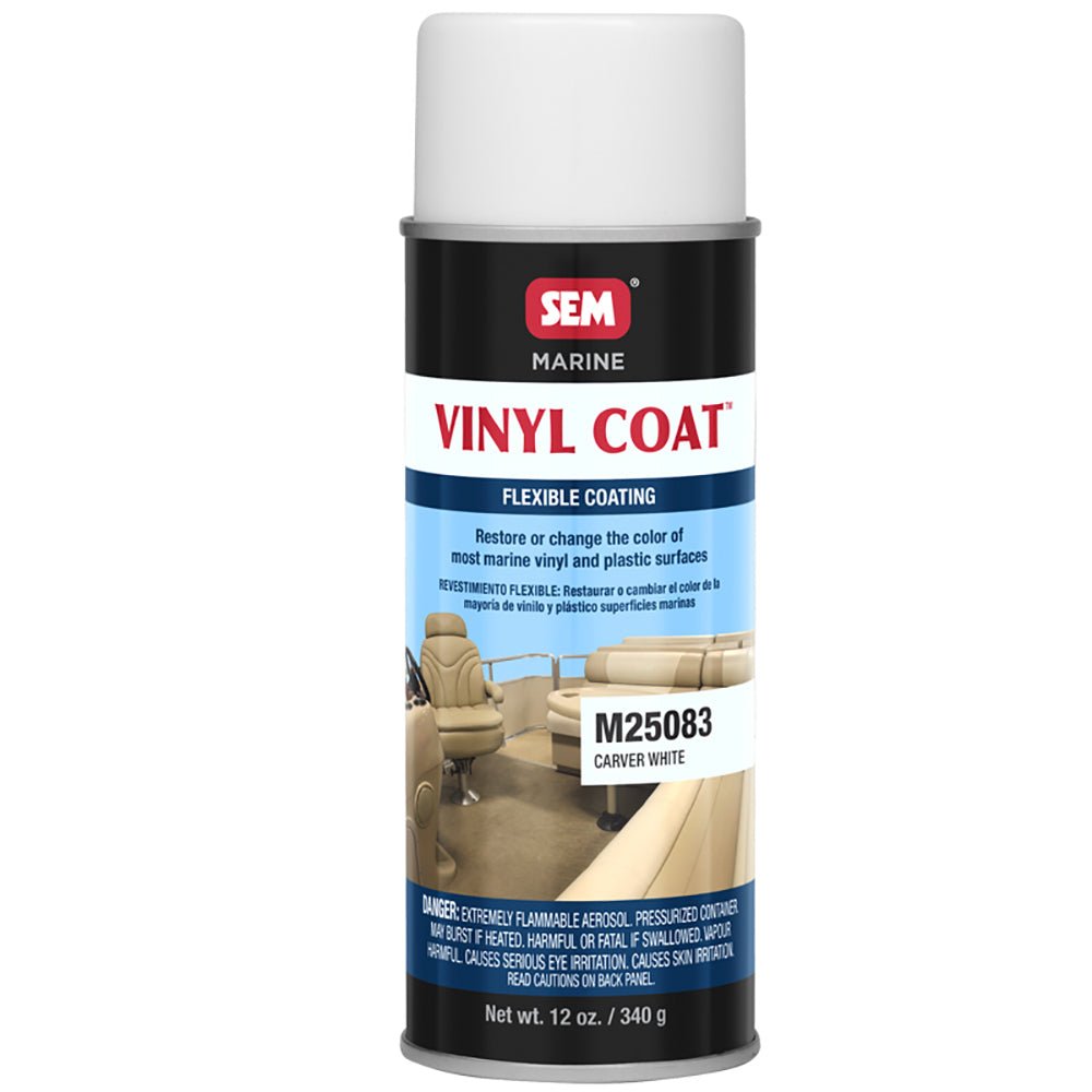 SEM Vinyl Coat - Carver White - 12oz [M25083] - Houseboatparts.com