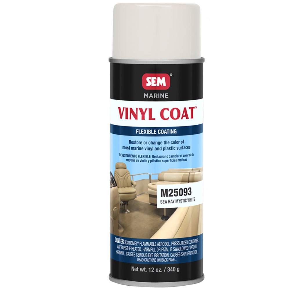 SEM Vinyl Coat - Sea Ray Mystic White - 12oz [M25093] - Houseboatparts.com