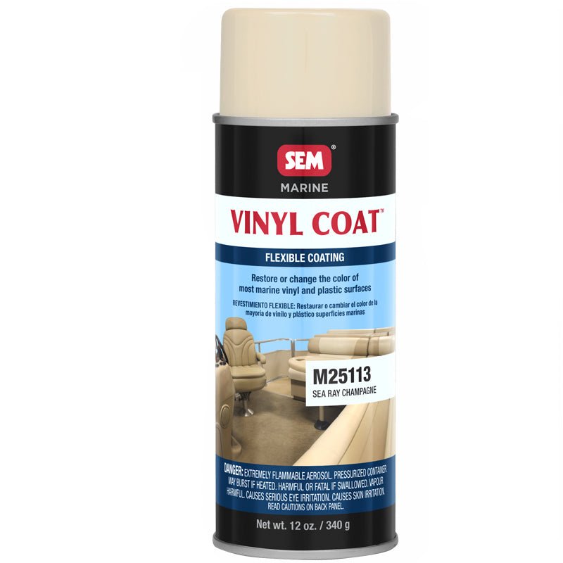 SEM Vinyl Coat - Sea Ray Champagne - 12oz [M25113] - Houseboatparts.com