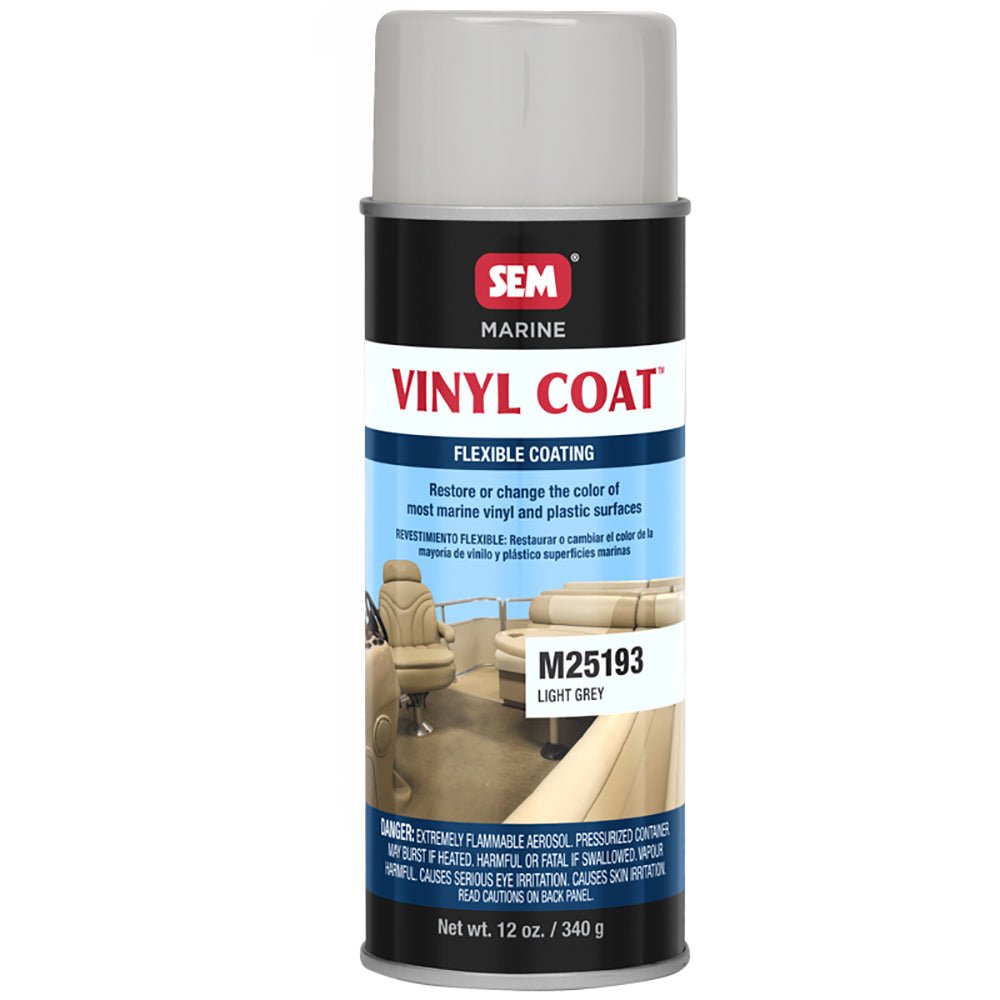 SEM Vinyl Coat - Light Grey - 12oz [M25193] - Houseboatparts.com