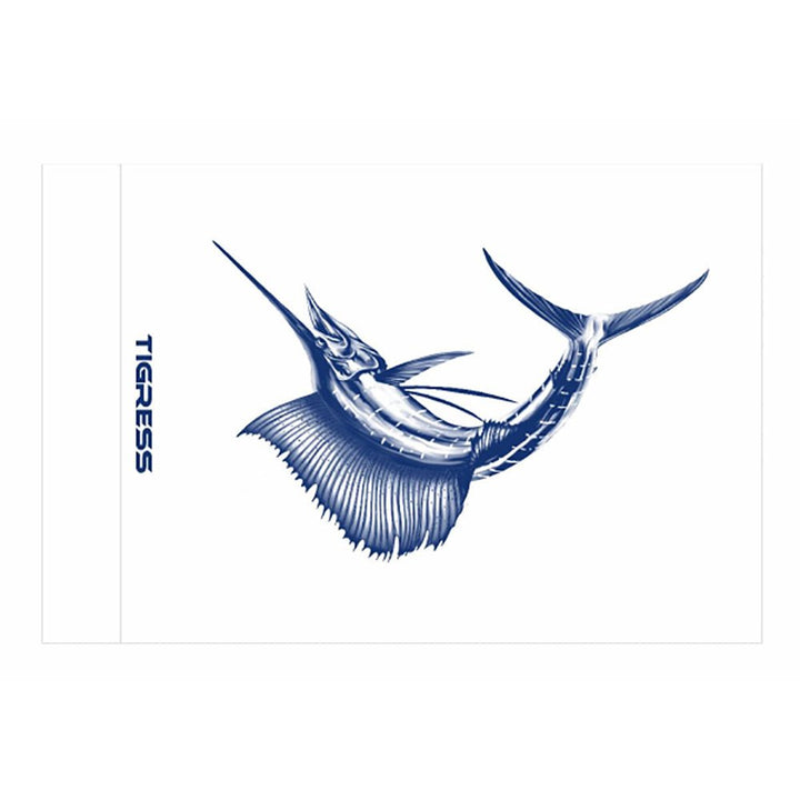 Tigress Sailfish Release Flag - 12" x 18" [88420] - Houseboatparts.com