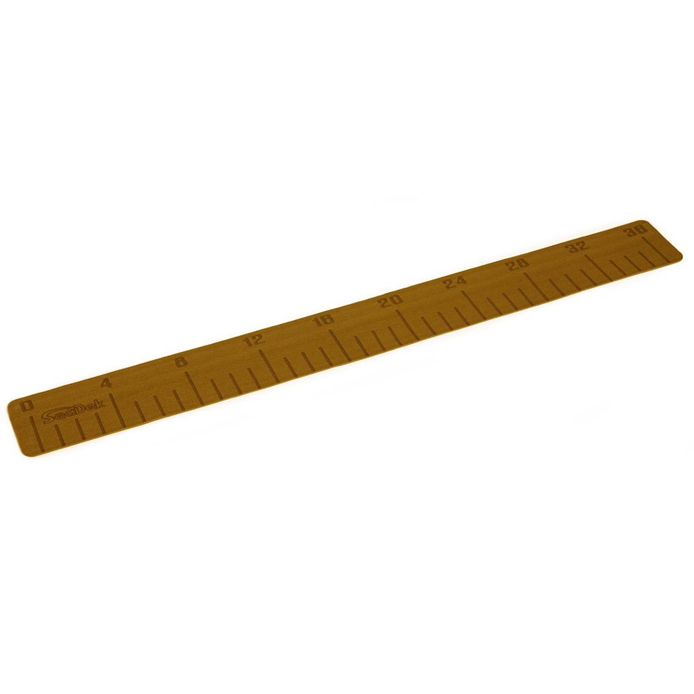 SeaDek 36" Fish Ruler - Mocha Brushed w/SeaDek Logo [22135 - 80090] - Houseboatparts.com