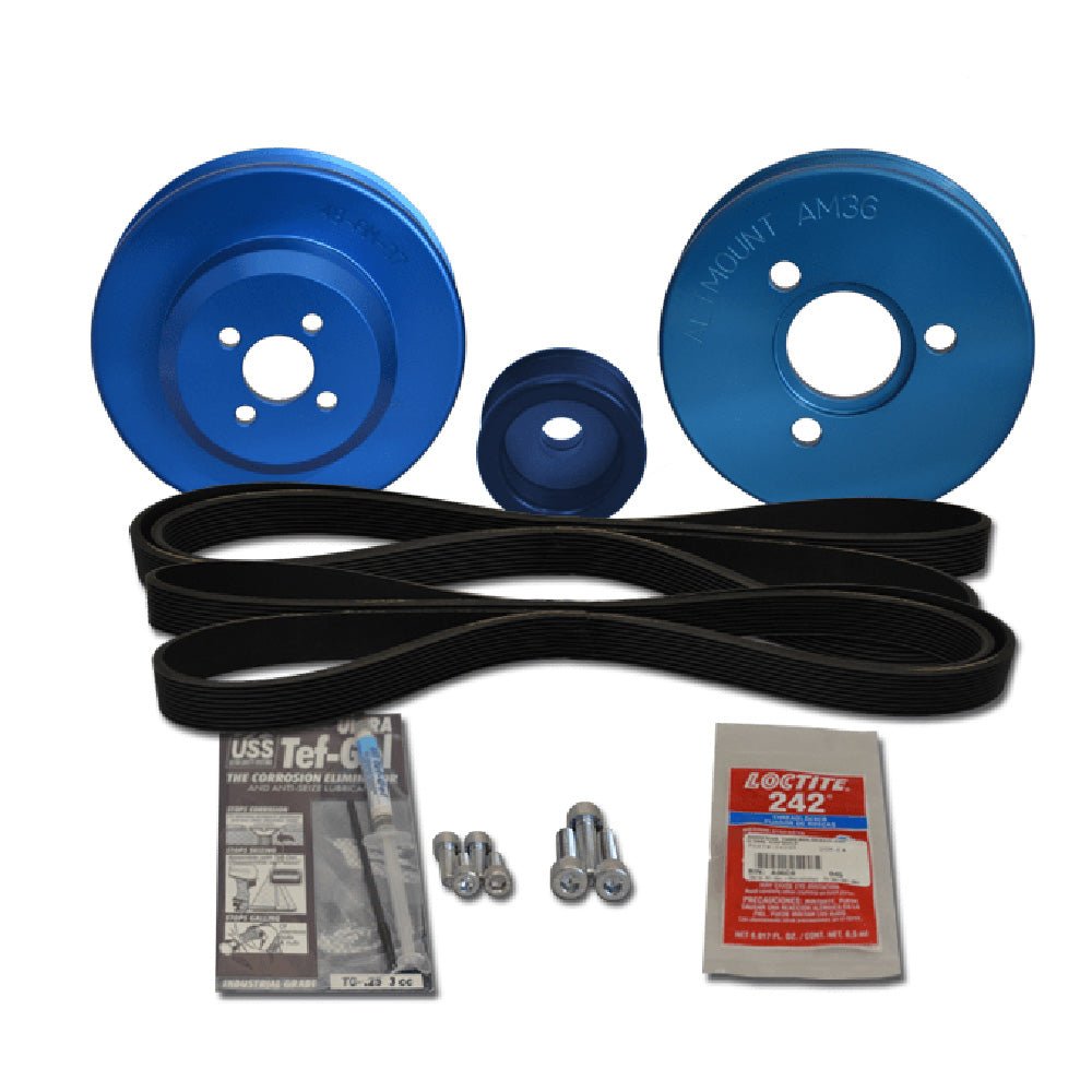 Balmar Pulley Kit f/Yanmar 3JH5, 3JH4 - E, 4JH4 - E, 4JH5, 4JH5 - E [48 - YSP - 3JH - A] - Houseboatparts.com
