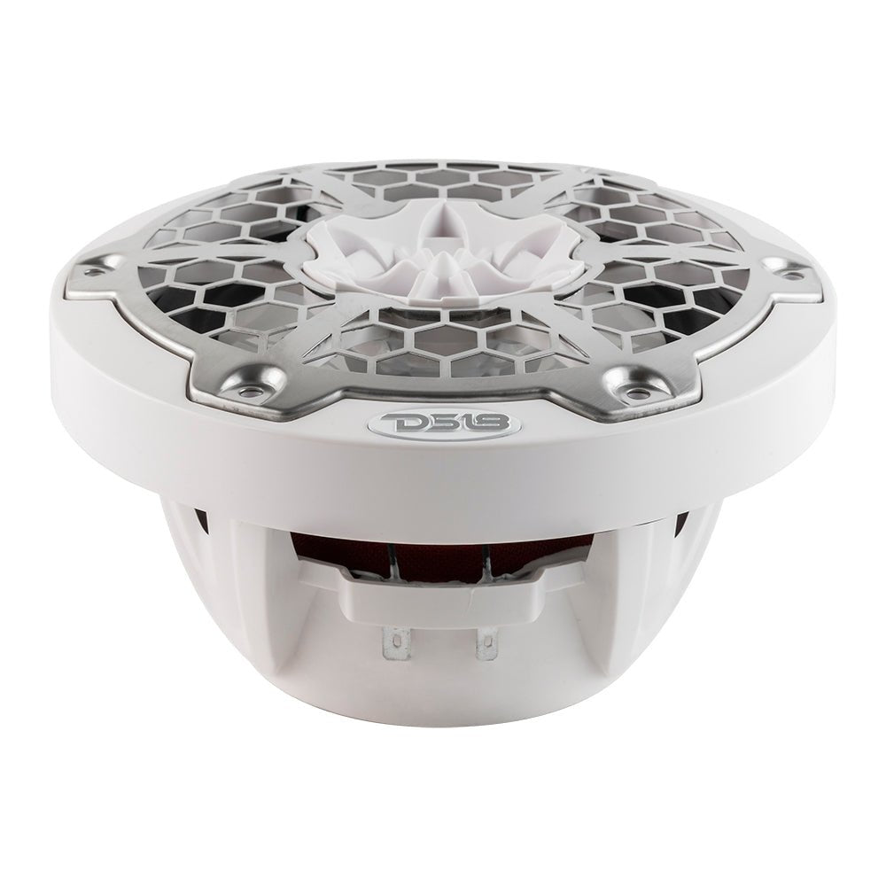 DS18 New Edition HYDRO 6.5" 2-Way Marine Speakers w/RGB LED Lighting 300W - White [NXL-6M/WH] - Houseboatparts.com