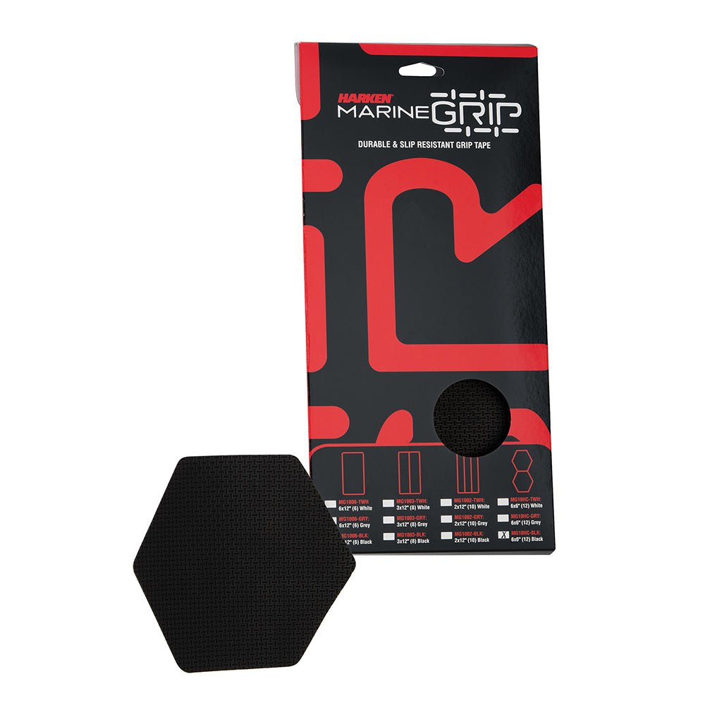 Harken Marine Grip Tape - Honeycomb - Black - 12 Pieces [MG10HC-BLK] - Houseboatparts.com