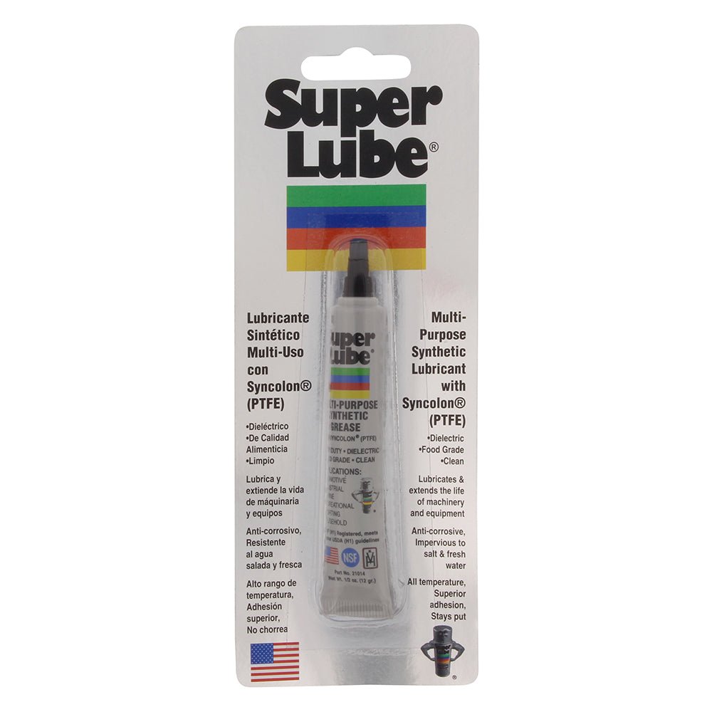 Super Lube Multi-Purpose Synthetic Grease w/Syncolon - .5oz Tube [21010] - Houseboatparts.com