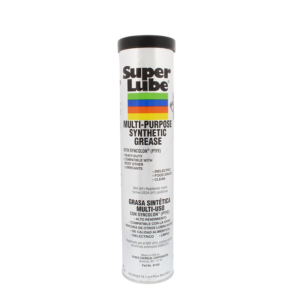 Super Lube Multi-Purpose Synthetic Grease w/Syncolon - 14.1oz Cartridge [41150] - Houseboatparts.com