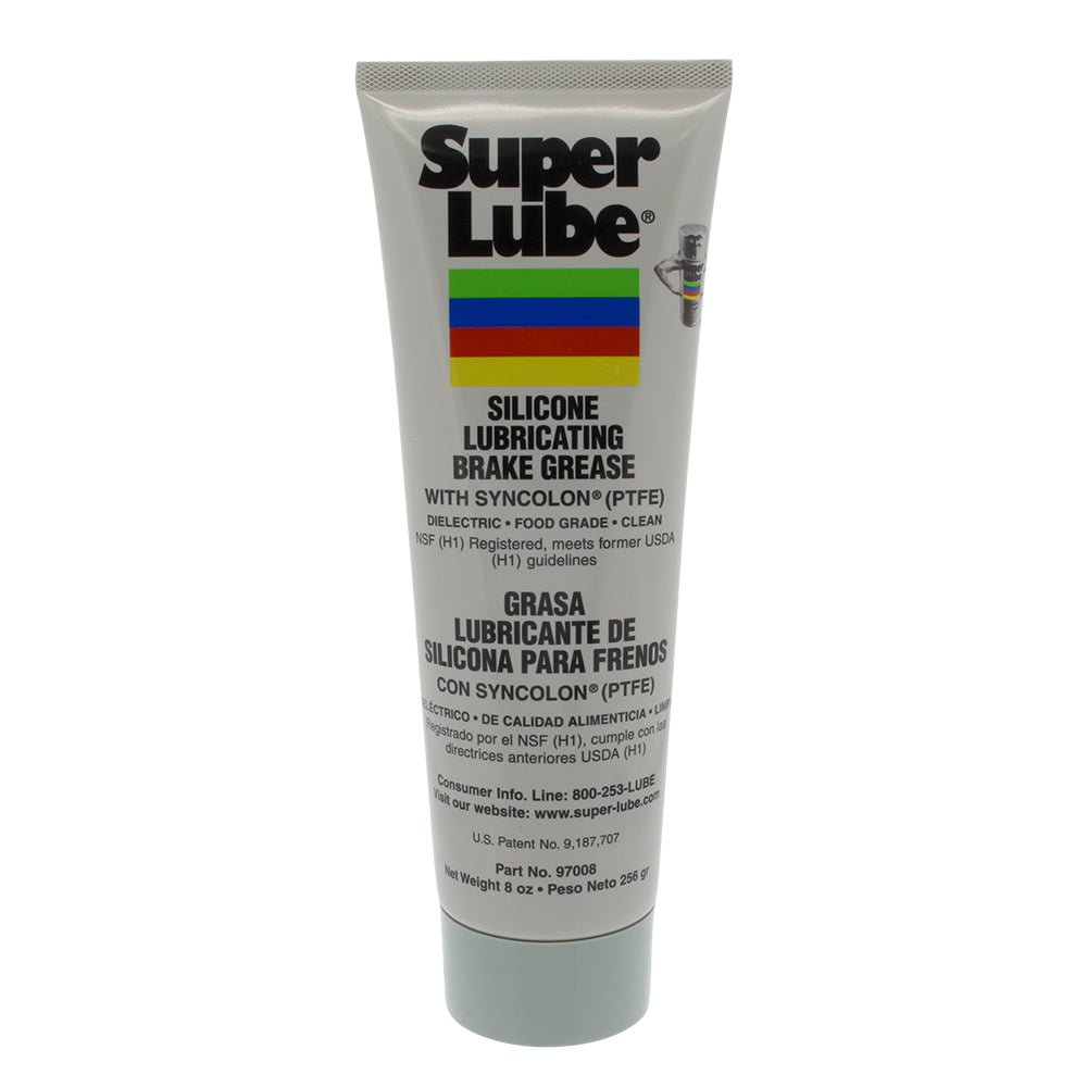 Super Lube Silicone Lubricating Brake Grease w/Syncolon - 8oz Tube [97008] - Houseboatparts.com