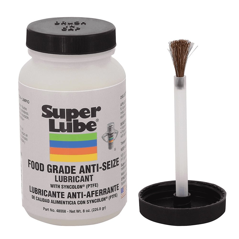 Super Lube Food Grade Anti-Seize w/Syncolon - 8oz Brush Bottle [48008] - Houseboatparts.com