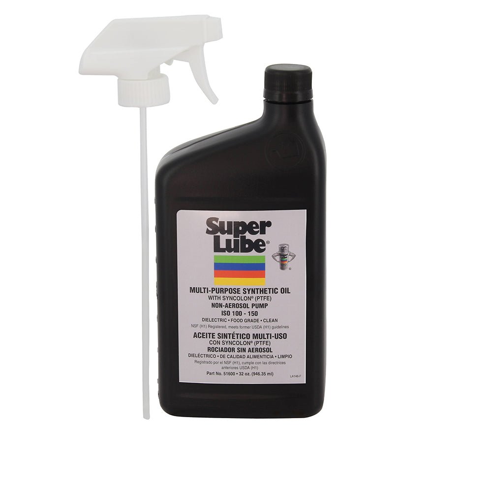 Super Lube Food Grade Synthetic Oil - 1qt Trigger Sprayer [51600] - Houseboatparts.com