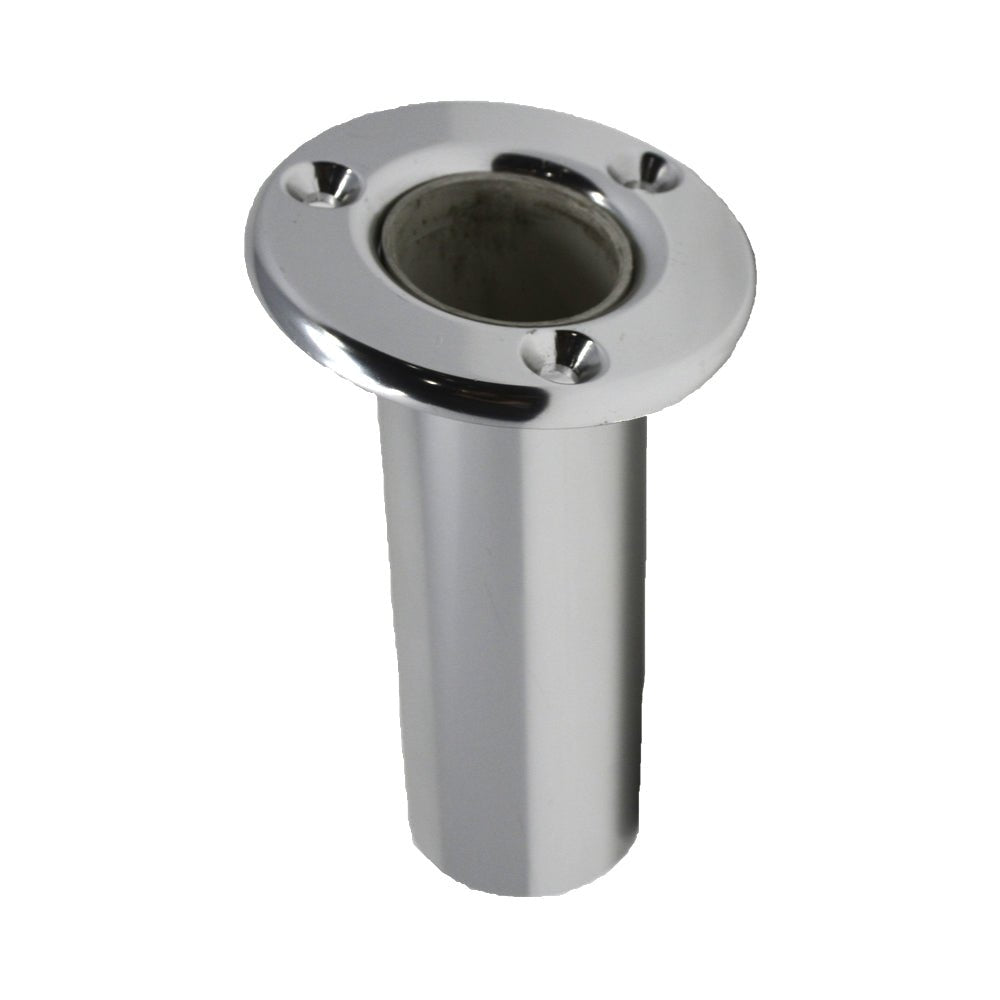 TACO Flush Mount Rod Holder 10 - Deluxe Anodized Finish [F31-0702BXY] - Houseboatparts.com