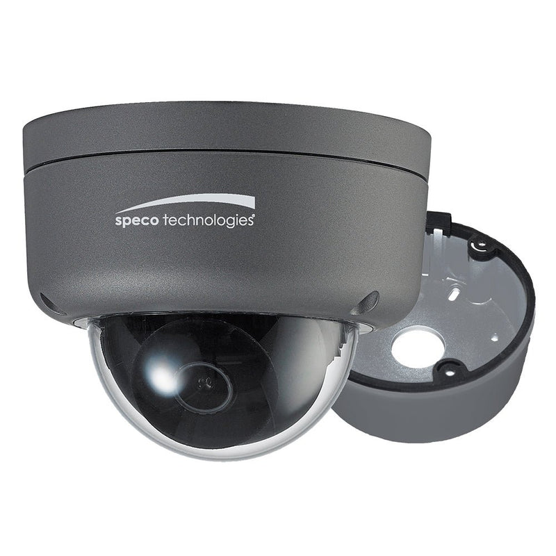 Speco 2MP Ultra Intensifier HD-TVI Dome Camera 3.6mm Lens - Dark Grey Housing w/Included Junction Box [HID8] - Houseboatparts.com