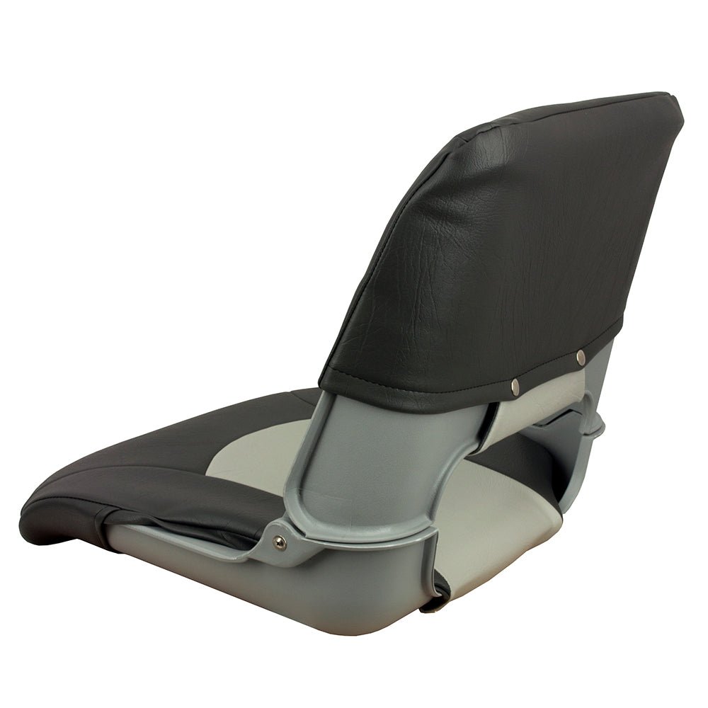 Springfield Skipper Standard Folding Seat - Grey/Charcoal [1061017] - Houseboatparts.com