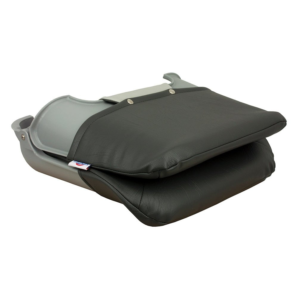 Springfield Skipper Standard Folding Seat - Grey/Charcoal [1061017] - Houseboatparts.com