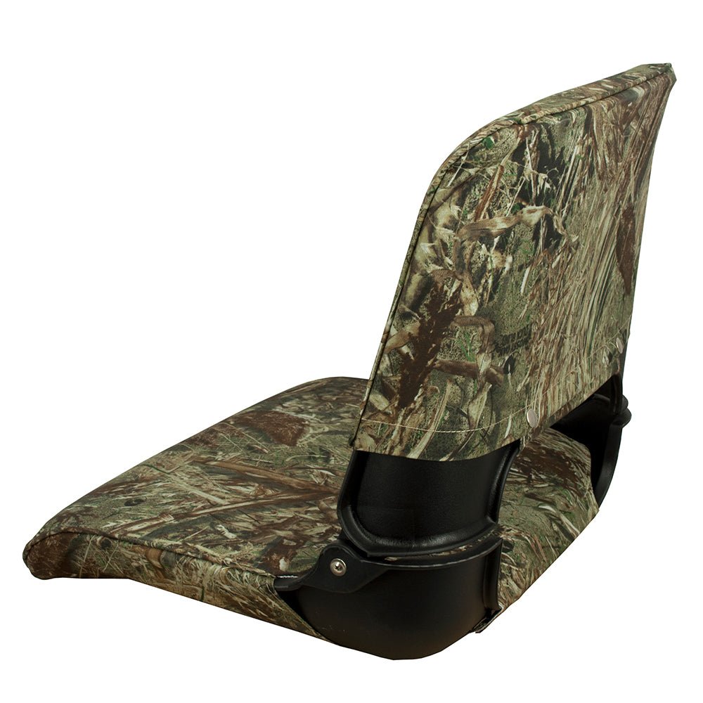 Springfield Skipper Premiun Folding Seat - Mossy Oak Duck Blind w/Black Shell [1061021] - Houseboatparts.com