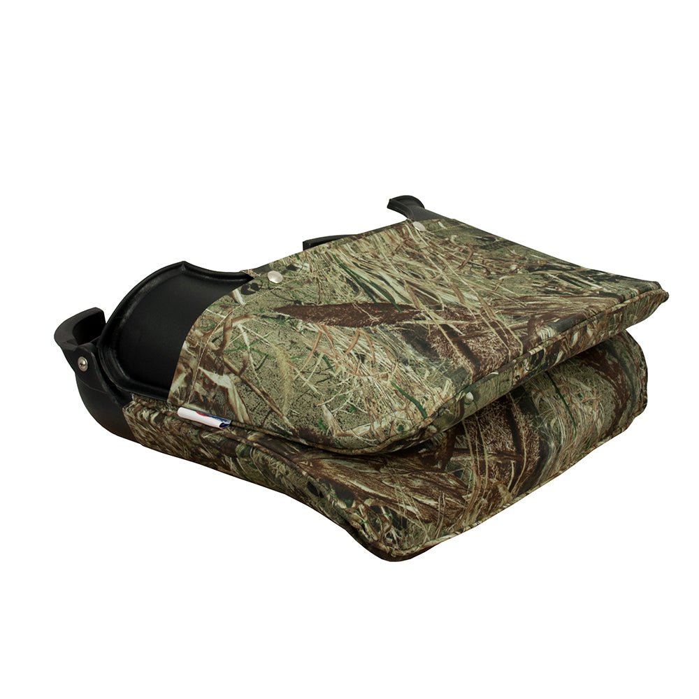 Springfield Skipper Premiun Folding Seat - Mossy Oak Duck Blind w/Black Shell [1061021] - Houseboatparts.com