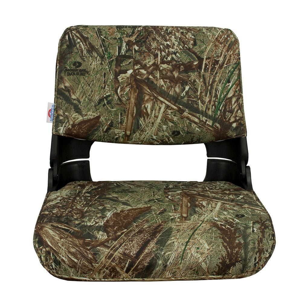 Springfield Skipper Premiun Folding Seat - Mossy Oak Duck Blind w/Black Shell [1061021] - Houseboatparts.com