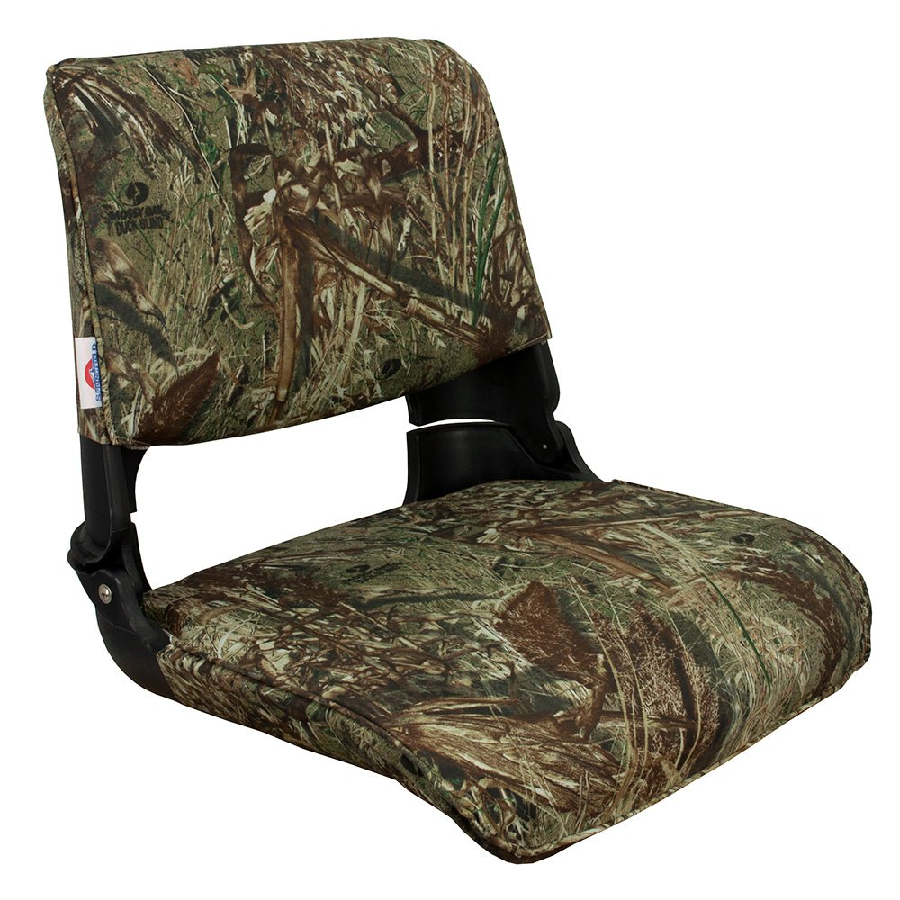 Springfield Skipper Premiun Folding Seat - Mossy Oak Duck Blind w/Black Shell [1061021] - Houseboatparts.com