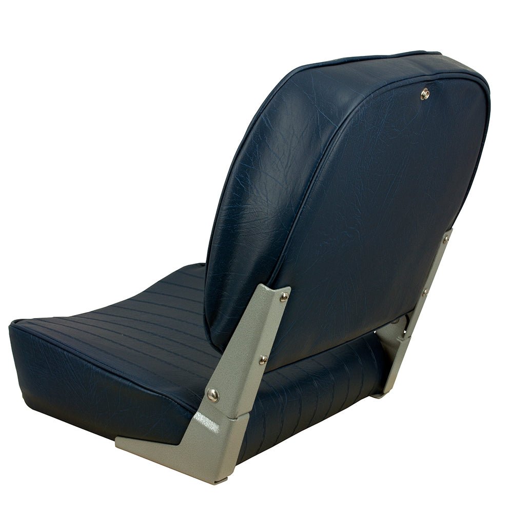 Springfield Economy Folding Seat - Blue [1040621] - Houseboatparts.com