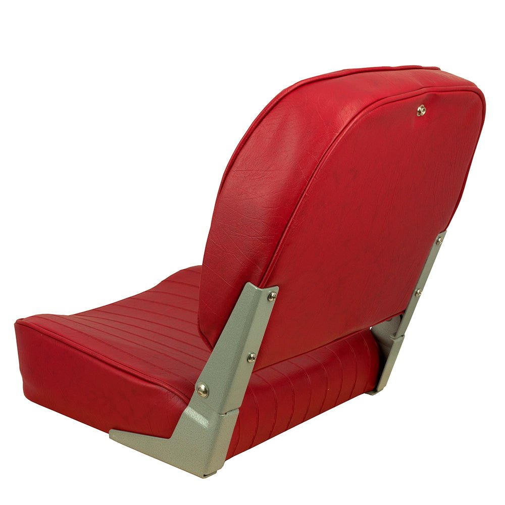 Springfield Economy Folding Seat - Red [1040625] - Houseboatparts.com