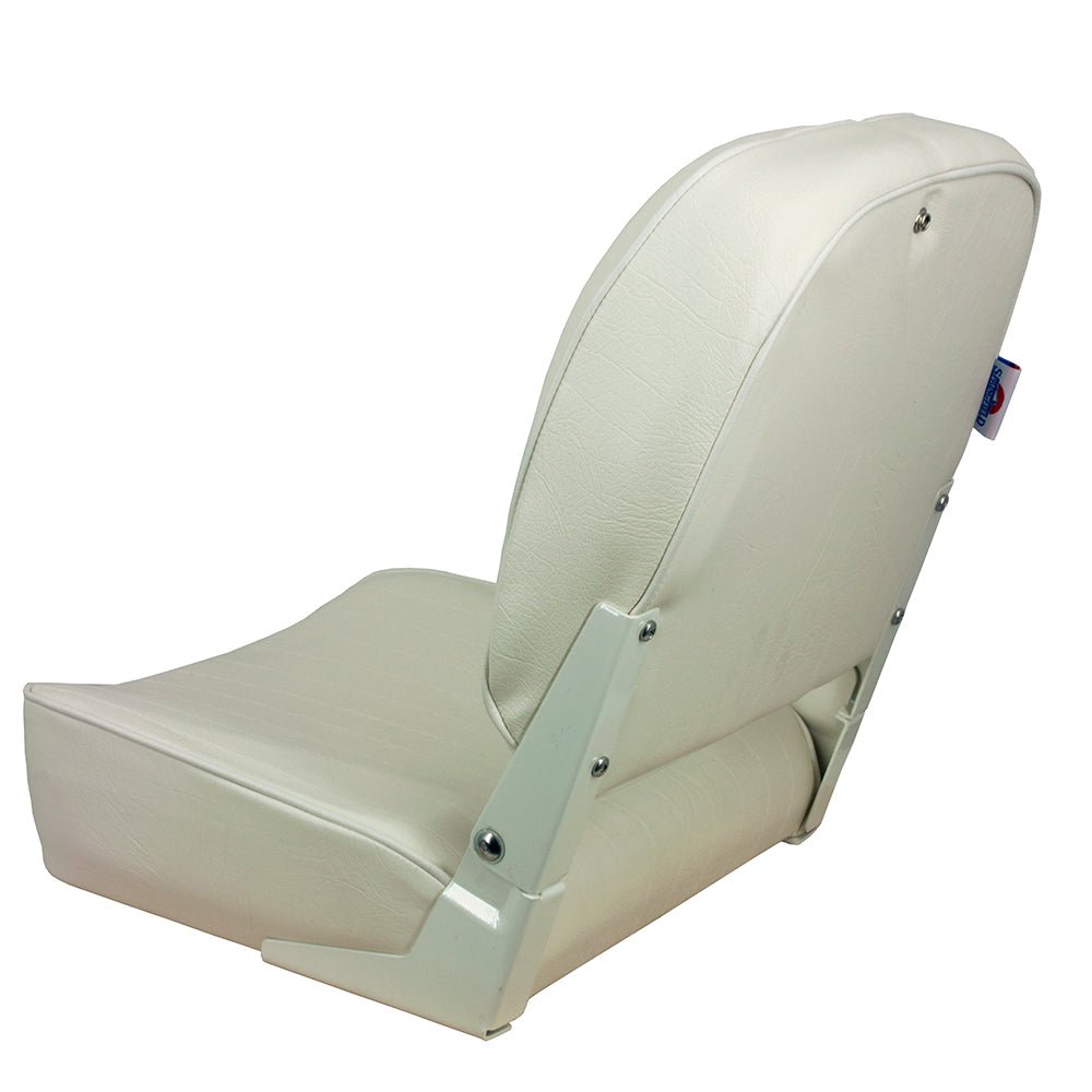 Springfield Economy Folding Seat - White [1040629] - Houseboatparts.com