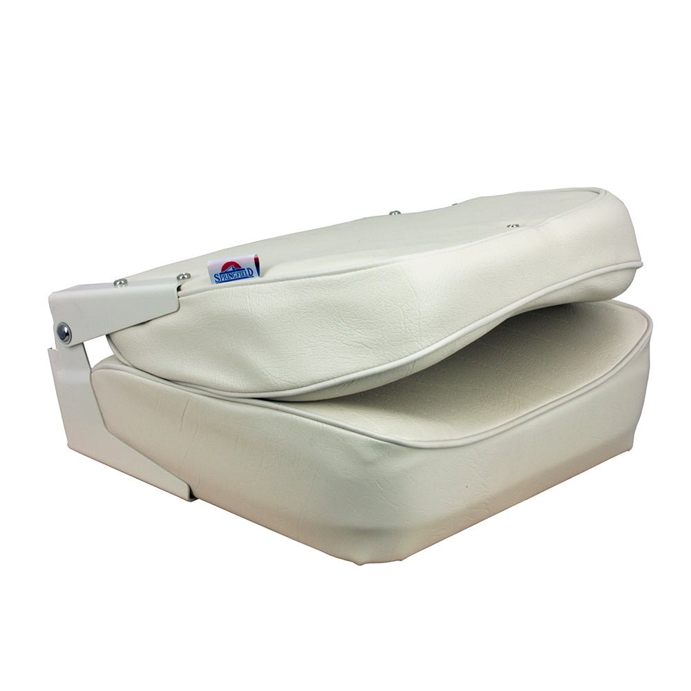 Springfield Economy Folding Seat - White [1040629] - Houseboatparts.com