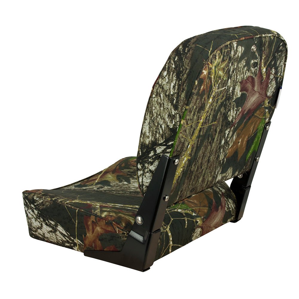 Springfield Economy Folding Seat - Mossy Oak Break-Up [1040626] - Houseboatparts.com