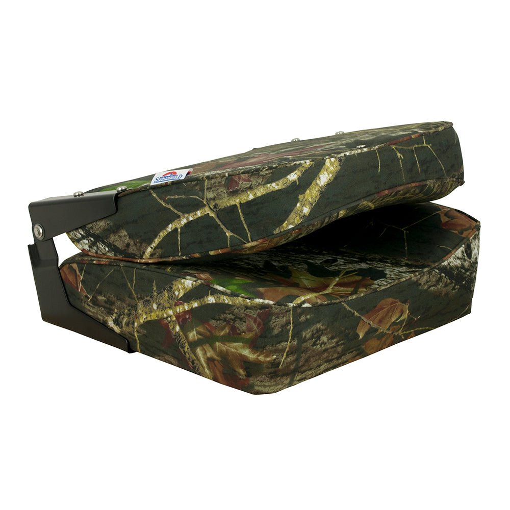 Springfield Economy Folding Seat - Mossy Oak Break-Up [1040626] - Houseboatparts.com