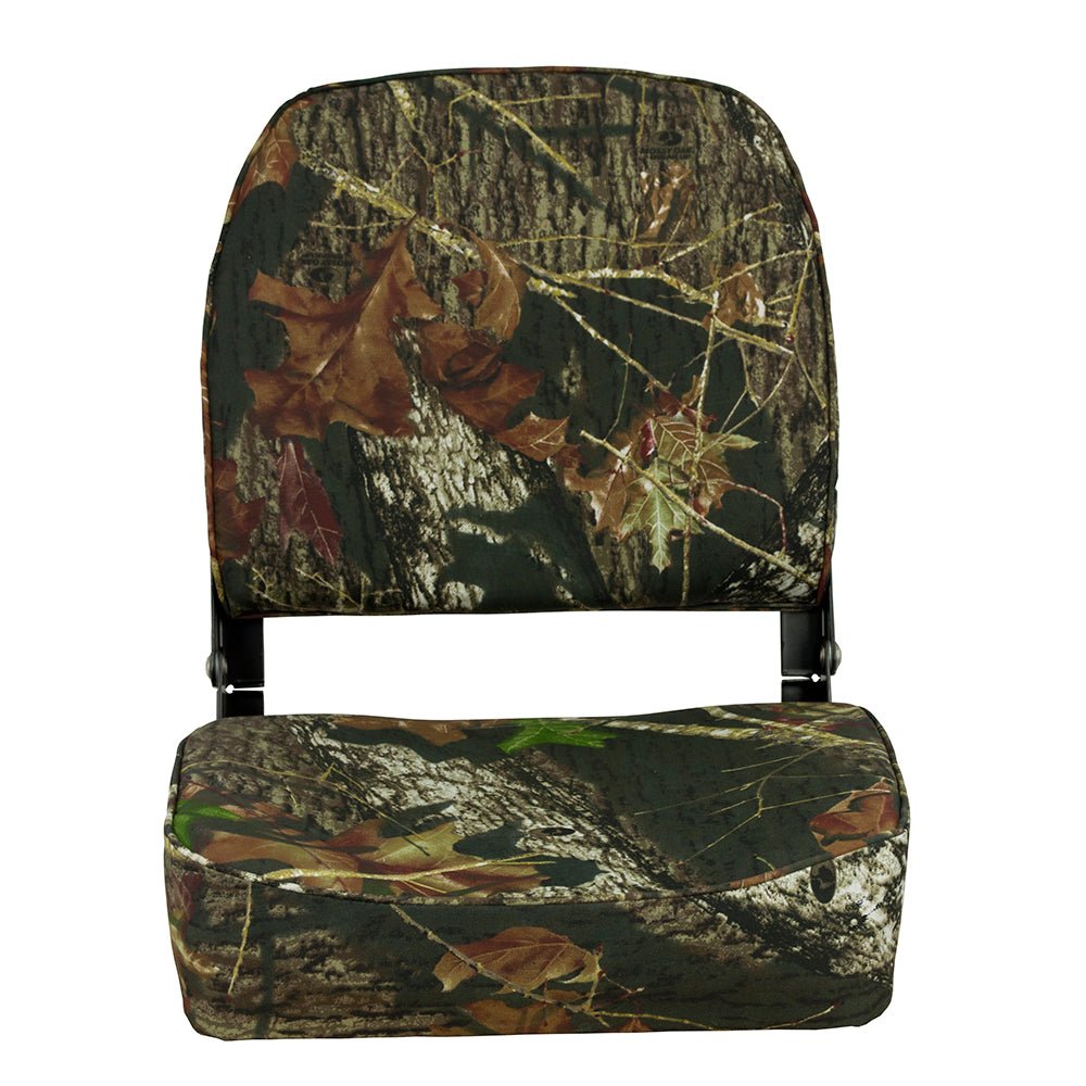 Springfield Economy Folding Seat - Mossy Oak Break-Up [1040626] - Houseboatparts.com