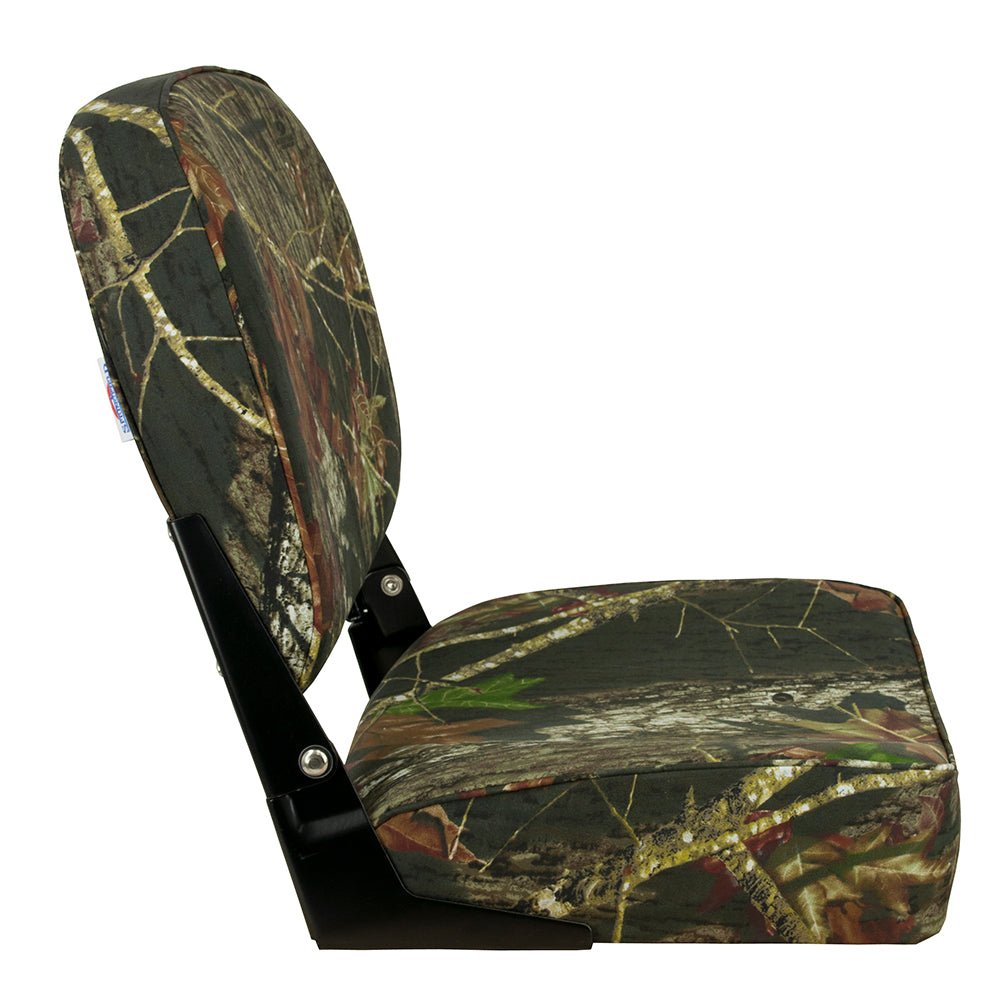 Springfield Economy Folding Seat - Mossy Oak Break-Up [1040626] - Houseboatparts.com