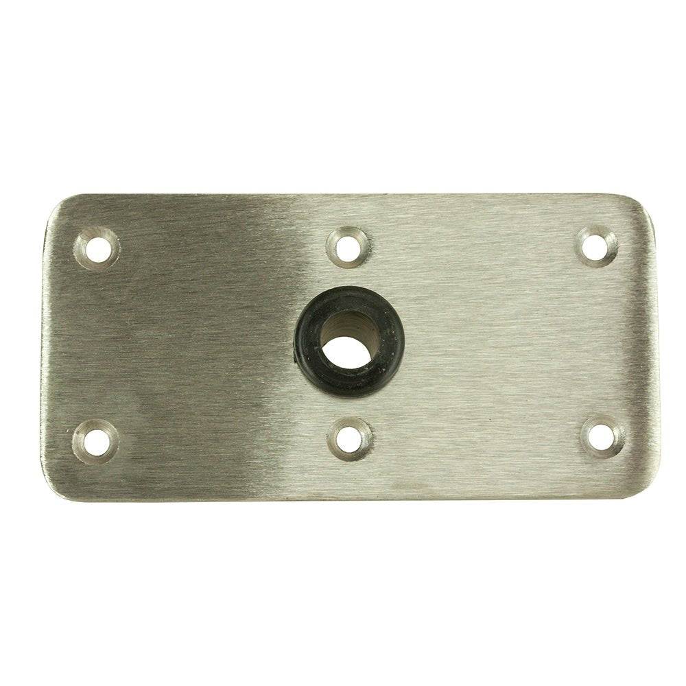 Springfield KingPin 4" x 8" - Stainless Steel - Rectangular Base (Standard) [1620005] - Houseboatparts.com