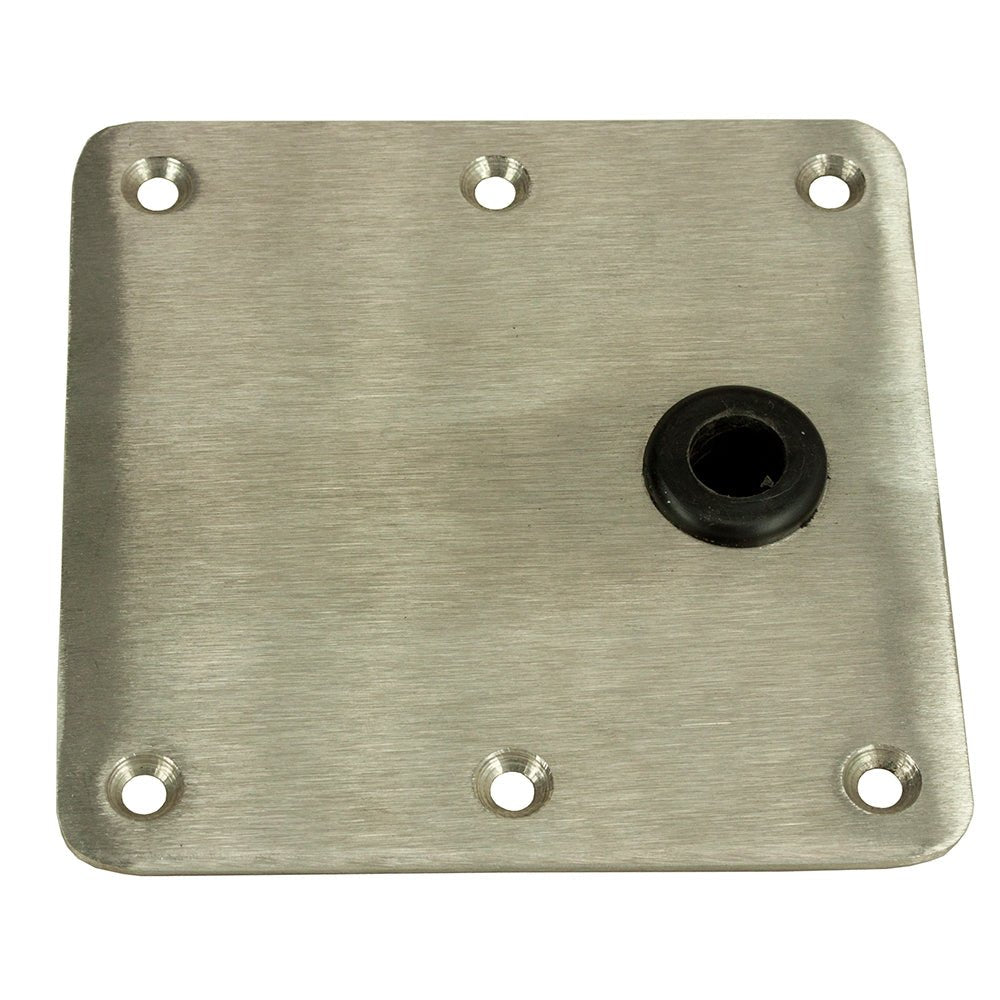 Springfield KingPin 7" x 7" Offset - Stainless Steel - Square Base (Standard) [1620003] - Houseboatparts.com