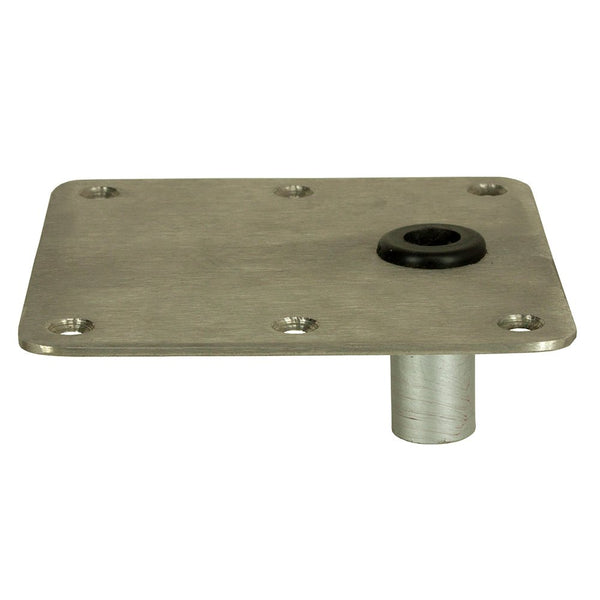 Springfield KingPin 7" x 7" Offset - Stainless Steel - Square Base (Standard) [1620003] - Houseboatparts.com