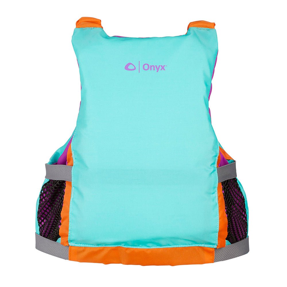 Onyx Youth Universal Paddle Vest - Aqua [121900-505-002-21] - Houseboatparts.com