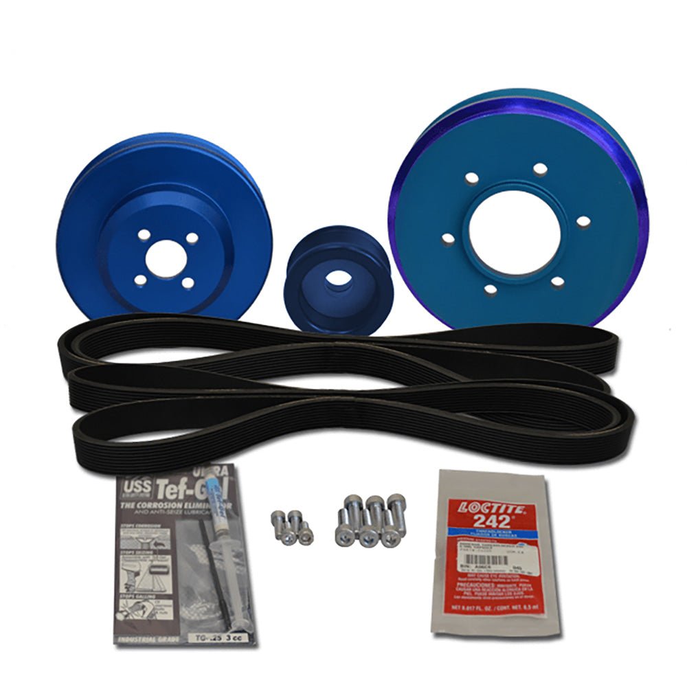 Balmar Pulley Kit, Yanmar 4JH4 - HTE - TE - DTE [48 - YSP - 4JH - B] - Houseboatparts.com