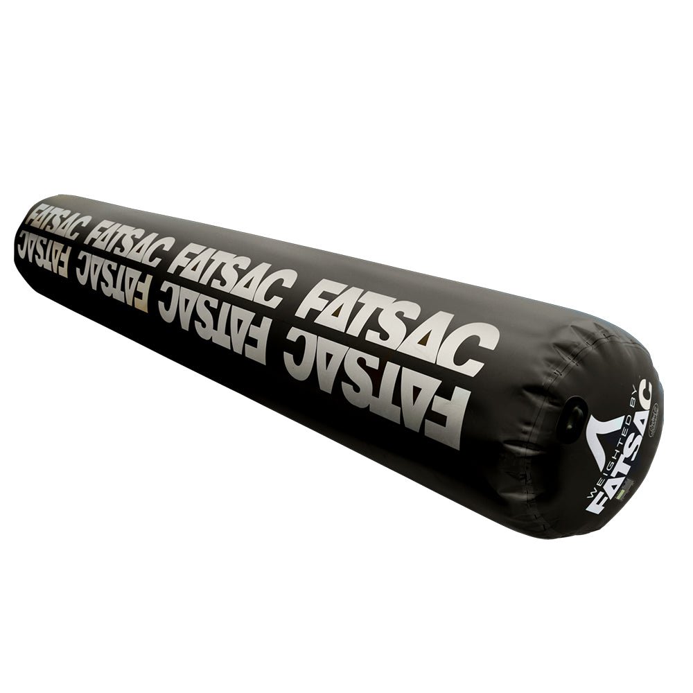 FATSAC Party Bumper w/White Rope - Black [M3001-BLACK] - Houseboatparts.com