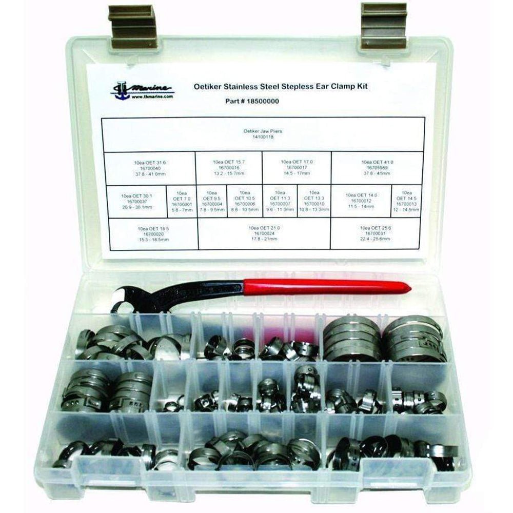 T-H Marine Oetiker Stepless Clamp Kit w/Pliers [18500000] - Houseboatparts.com