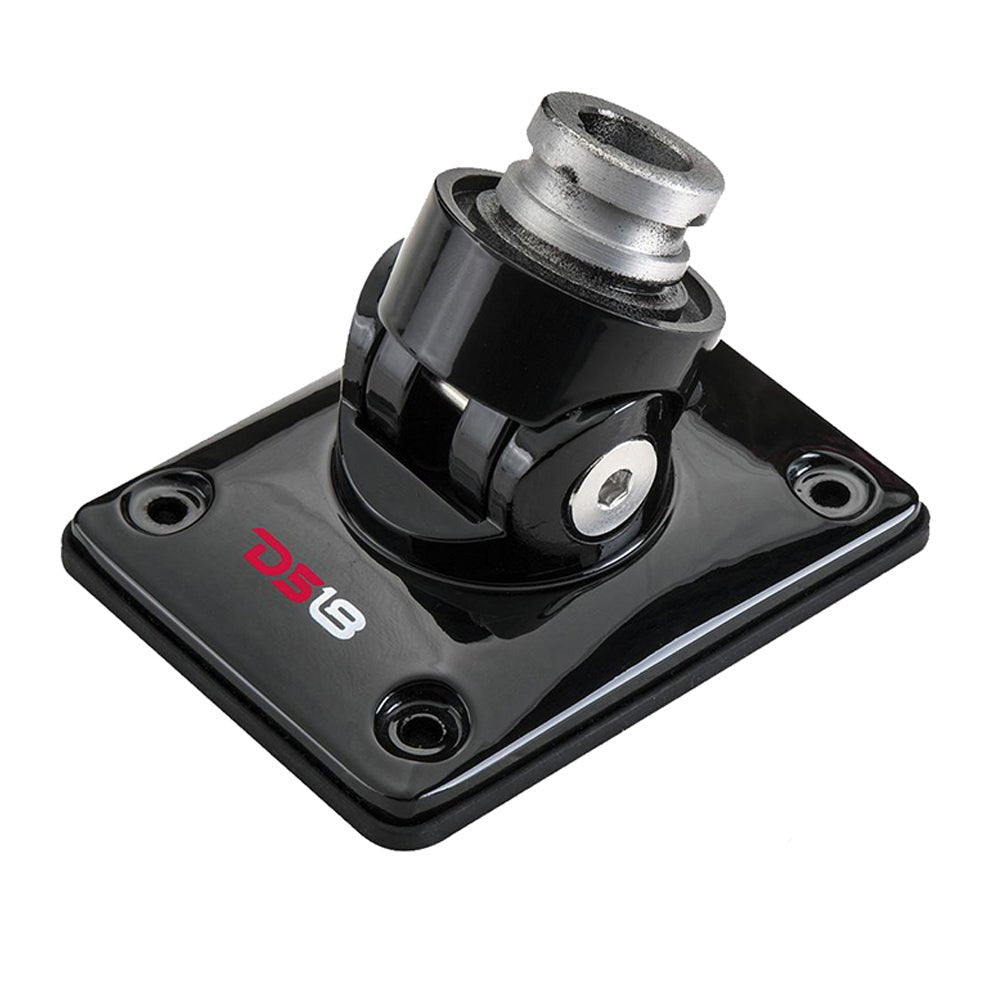DS18 Hydro Universal Flat Mount - Black [FLMBX/BK] - Houseboatparts.com