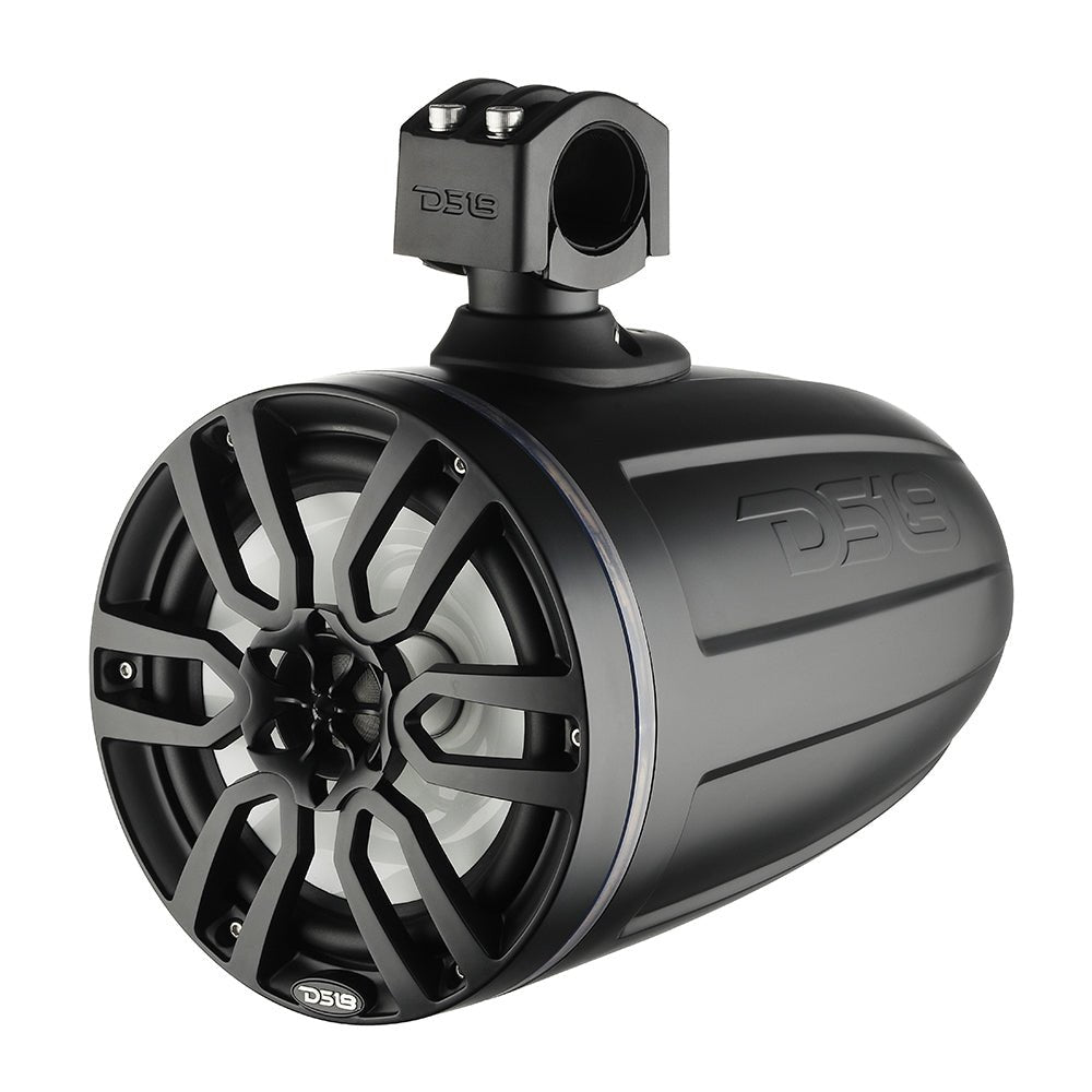 DS18 X Series HYDRO 6.5" Wakeboard Pod Tower Speaker w/RGB LED Lights - 300W - Matte Black [NXL-X6TP/BK] - Houseboatparts.com