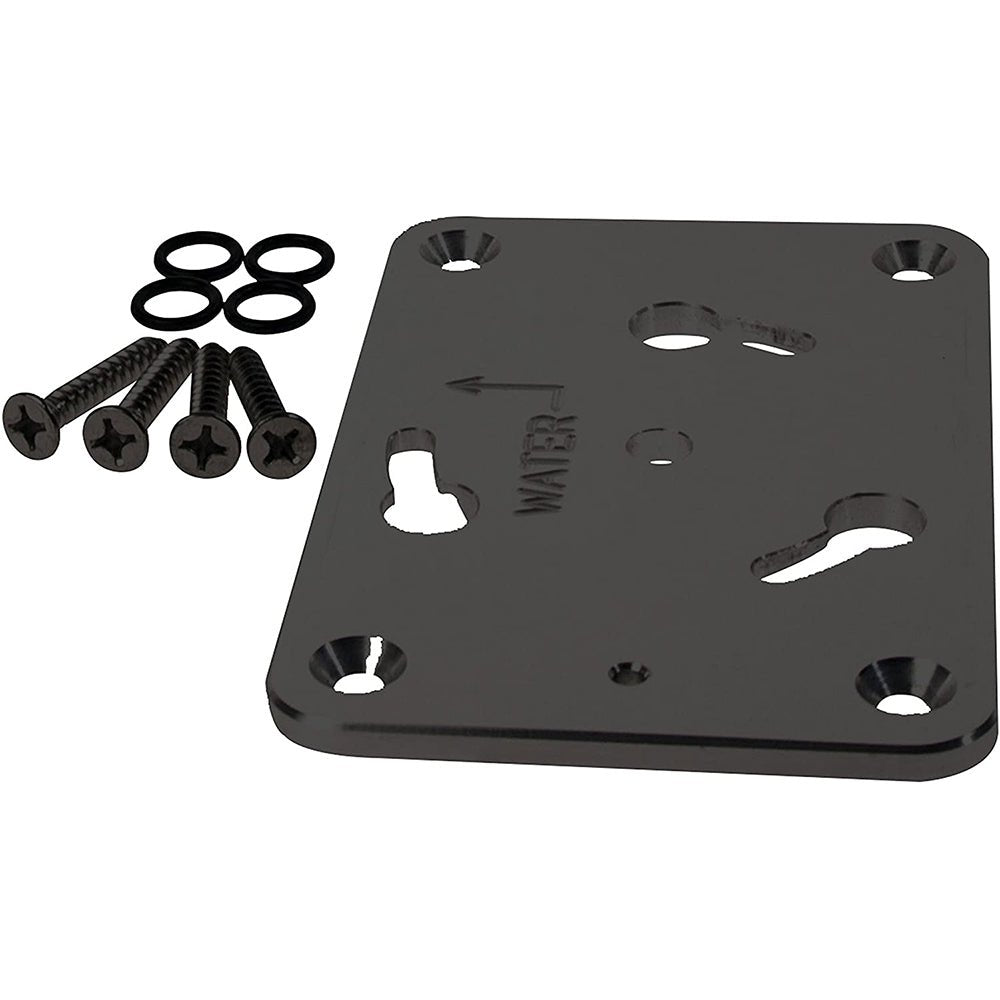 Panther Spare Bow Mount Base Kit f/ King Pin - Black - Powder Coat [KPBQCKB] - Houseboatparts.com