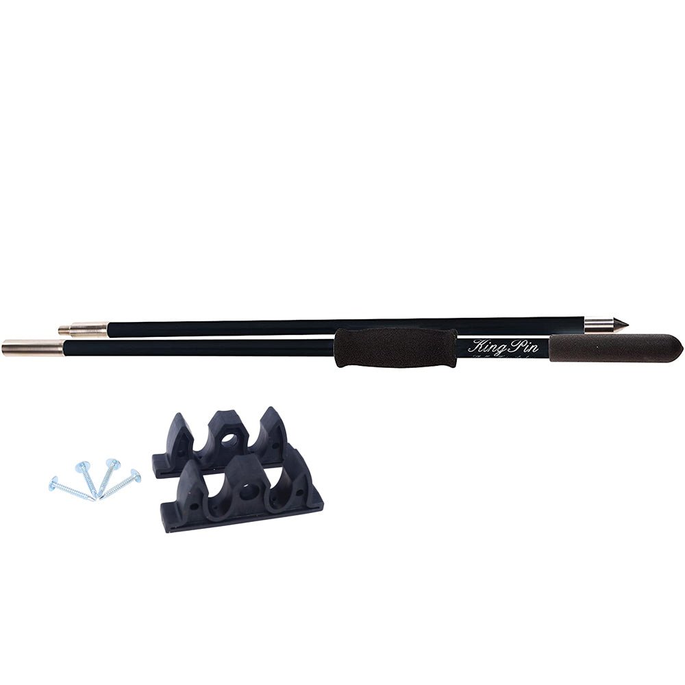 Panther 10 King Pin Anchor Pole - 2-Piece - Black [KPP100B] - Houseboatparts.com