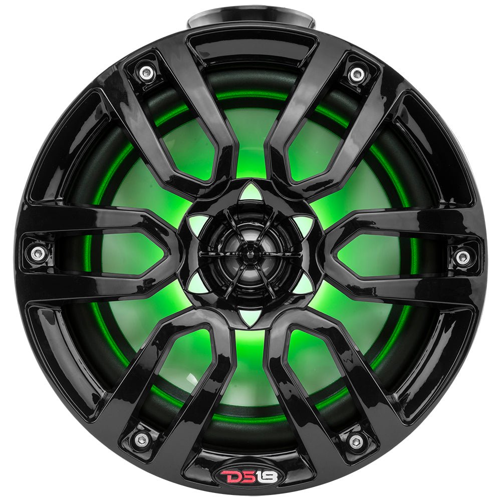 DS18 HYDRO 6.5" Compact Wakeboard Pod Tower w/RGB Light - 300W - Red [NXL-PS6R] - Houseboatparts.com