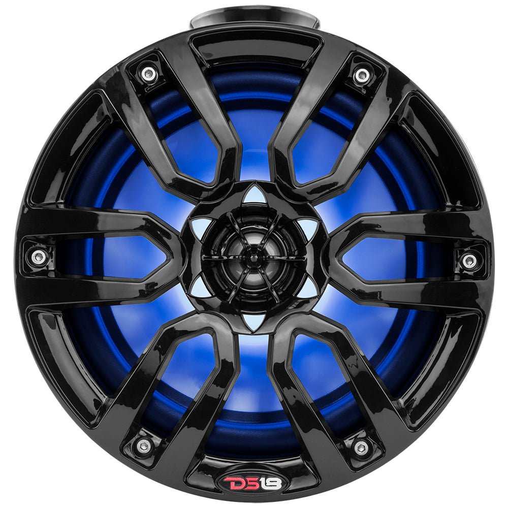 DS18 HYDRO 6.5" Compact Wakeboard Pod Tower w/RGB Light - 300W - Red [NXL-PS6R] - Houseboatparts.com