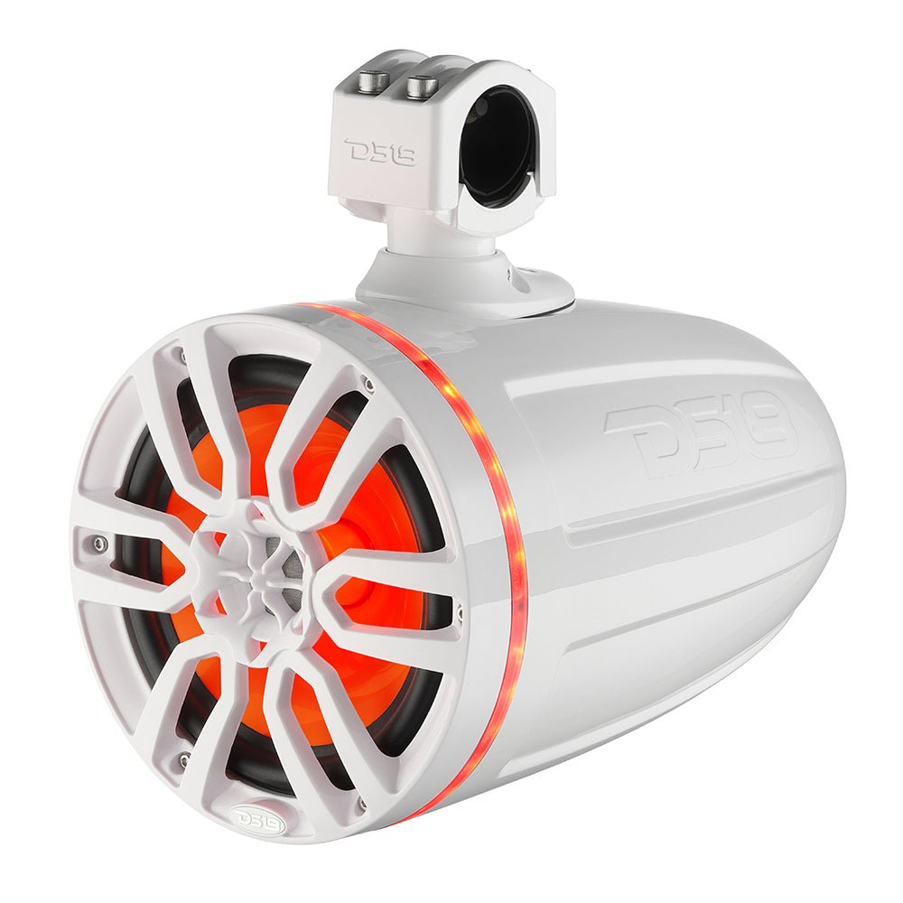 DS18 X Series HYDRO 8" Wakeboard Pod Tower Speaker w/RGB LED Light - 375W - White [NXL-X8TP/WH] - Houseboatparts.com