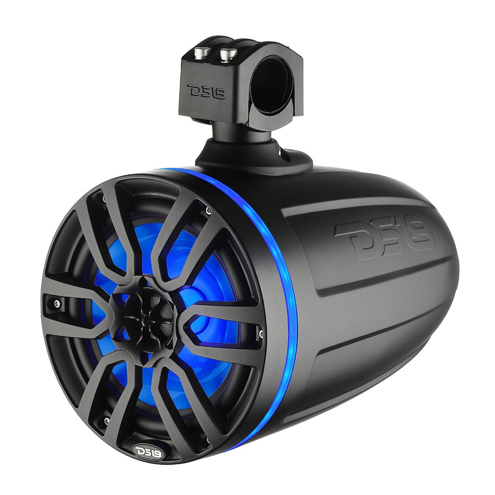 DS18 X Series HYDRO 8" Wakeboard Pod Tower Speaker w/RGB LED Light - 375W - Matte Black [NXL-X8TP/BK] - Houseboatparts.com