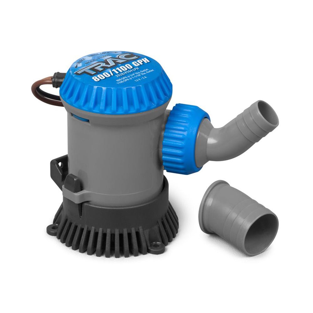 TRAC Outdoors Bilge Pump - 800/1100 GPH - Non-Automatic [69301] - Houseboatparts.com