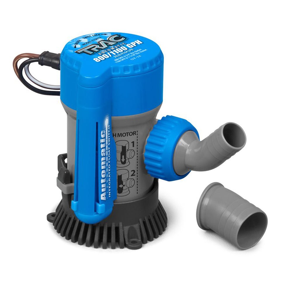 TRAC Outdoors Bilge Pump - 800/1100 GPH - Automatic [69311] - Houseboatparts.com