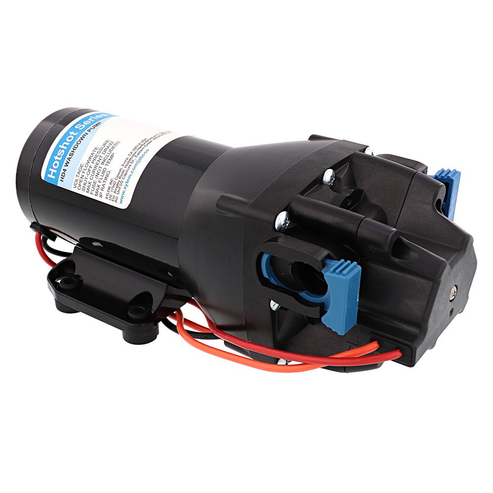 Jabsco HotShot HD4 Heavy Duty Washdown Pump - 12V - 4 GPM - 60 PSI [Q401J-118N-3A] - Houseboatparts.com