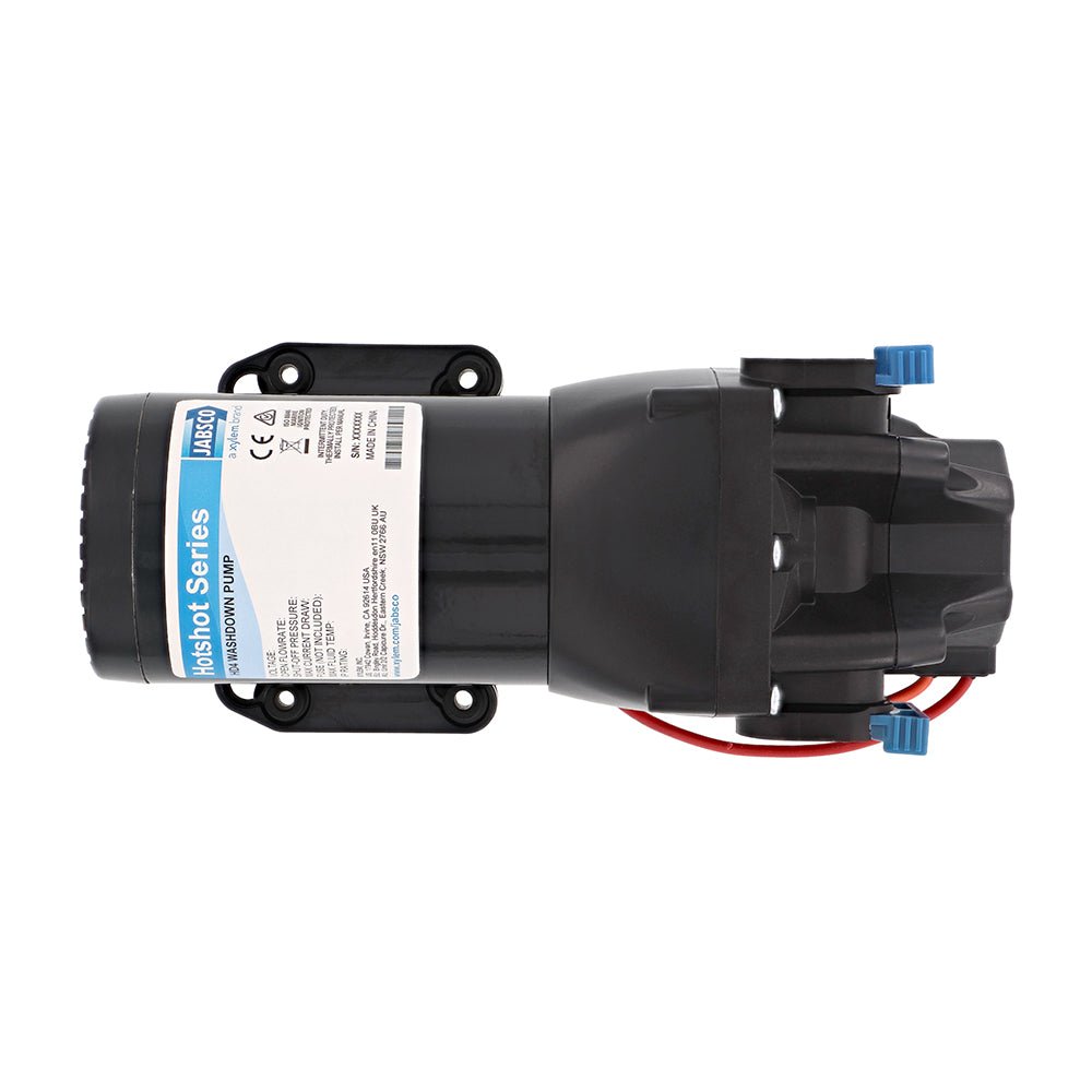 Jabsco HotShot HD4 Heavy Duty Washdown Pump - 12V - 4 GPM - 60 PSI [Q401J-118N-3A] - Houseboatparts.com